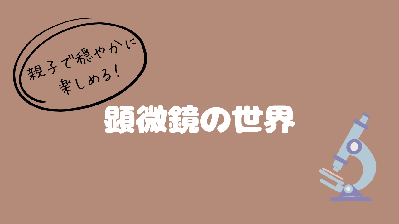 親子で穏やかに楽しめるおすすめの顕微鏡の記事のアイキャッチ